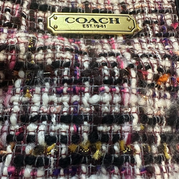 Authentic COACH tweed purse - EUC! - Picture 2 of 6